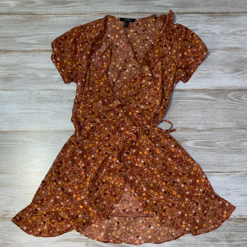 Forever 21 Fall Wrap Dress